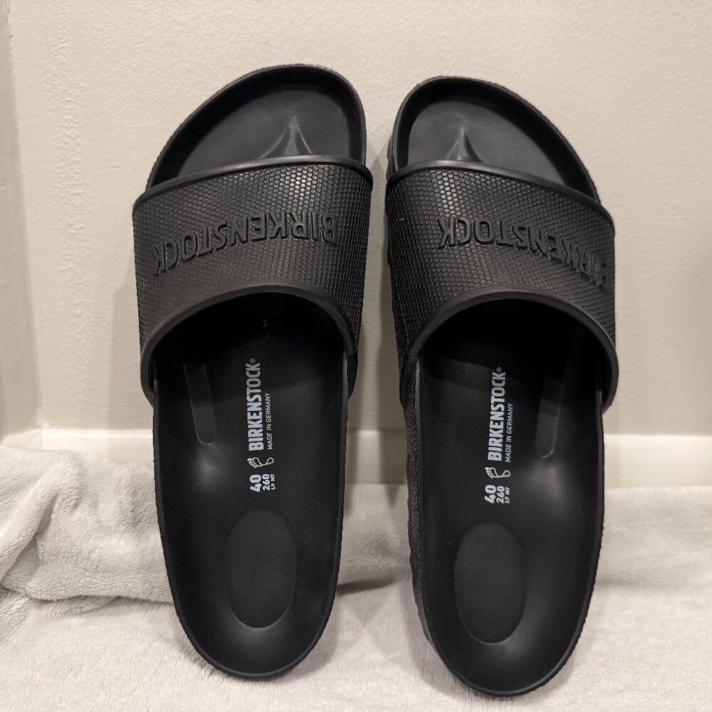 Birkenstock Barbados Slide Sandal Black VGUC Size 40